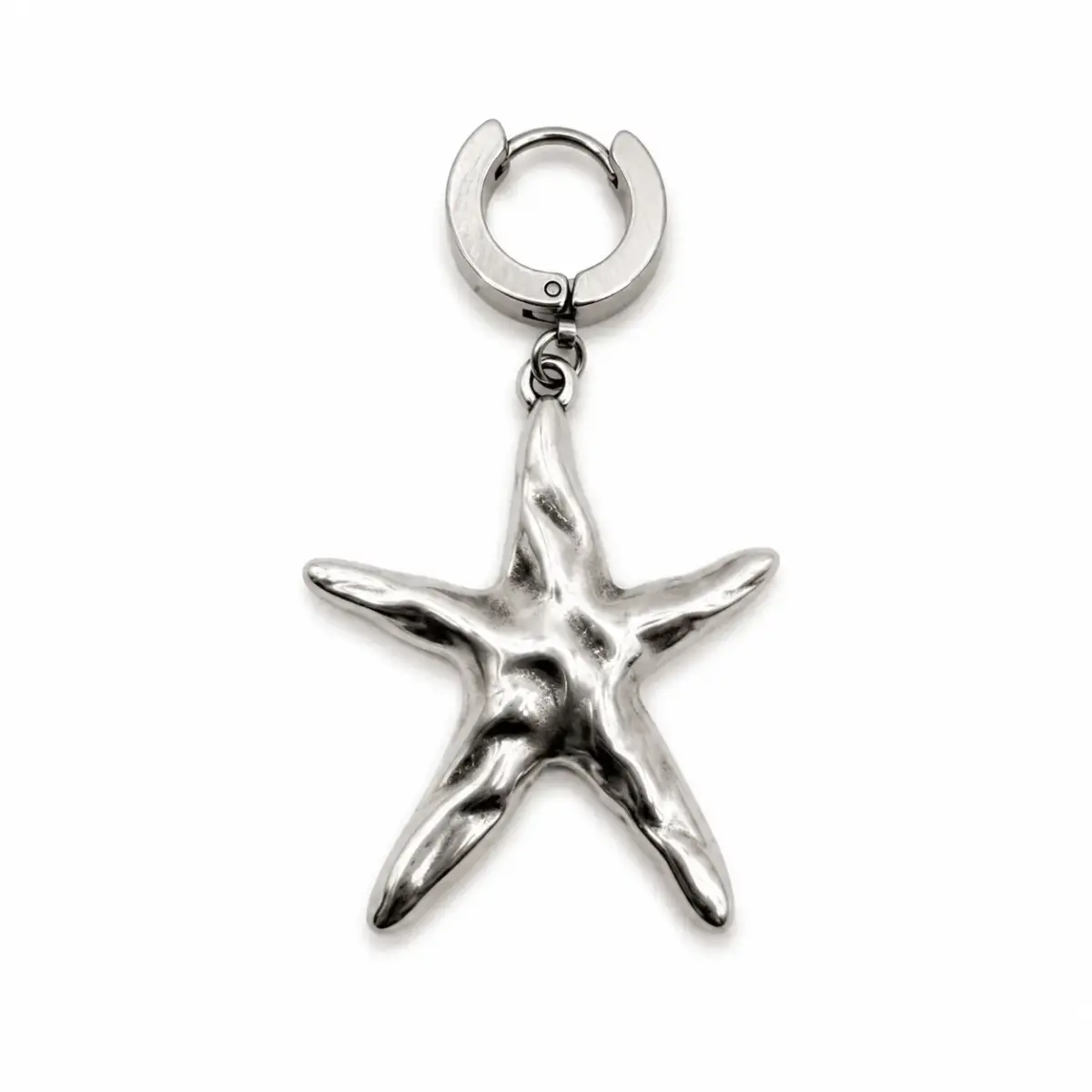 Silver Starfish Earring Ss25