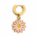 Pink Flower Earring Ss25