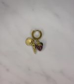 Purple Shell Earring Ss25 - Image 2