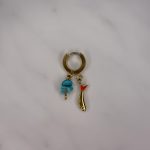 Blue Fish Earring Ss25