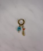 Blue Fish Earring Ss25