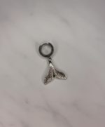 Silver Whale Earring Ss25
