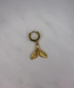 Gold Whale Earring Ss25 - Image 2