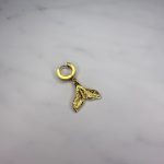 Gold Whale Earring Ss25