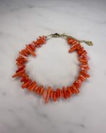 Orange Coral Anklet Ss25 - Image 2
