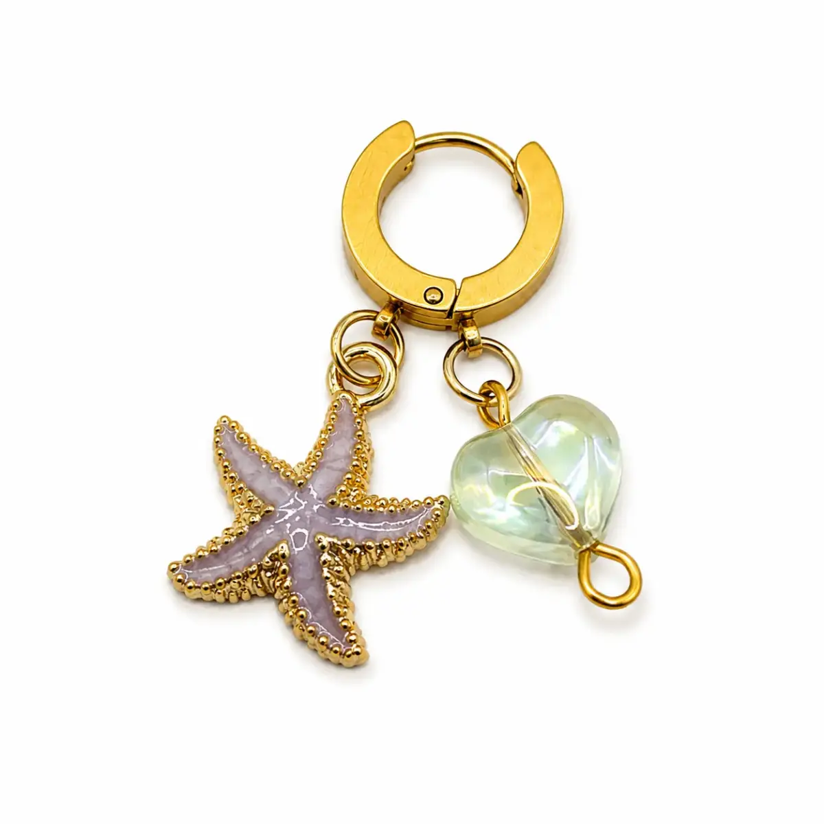 Purple Starfish Earring Ss25
