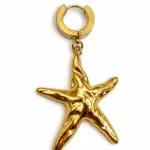 Gold Starfish Earring Ss25