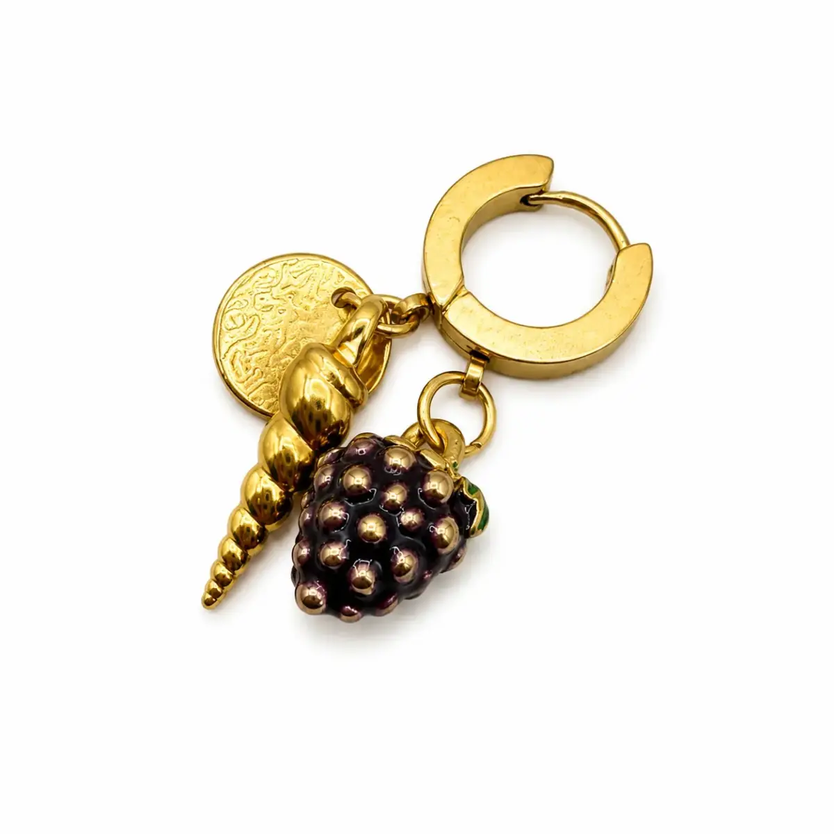 Purple Shell Earring Ss25
