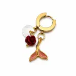 Red Mermaid Earring Ss25