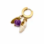 Purple Shell Earring Ss25