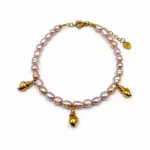 Purple Pearl Anklet Ss26